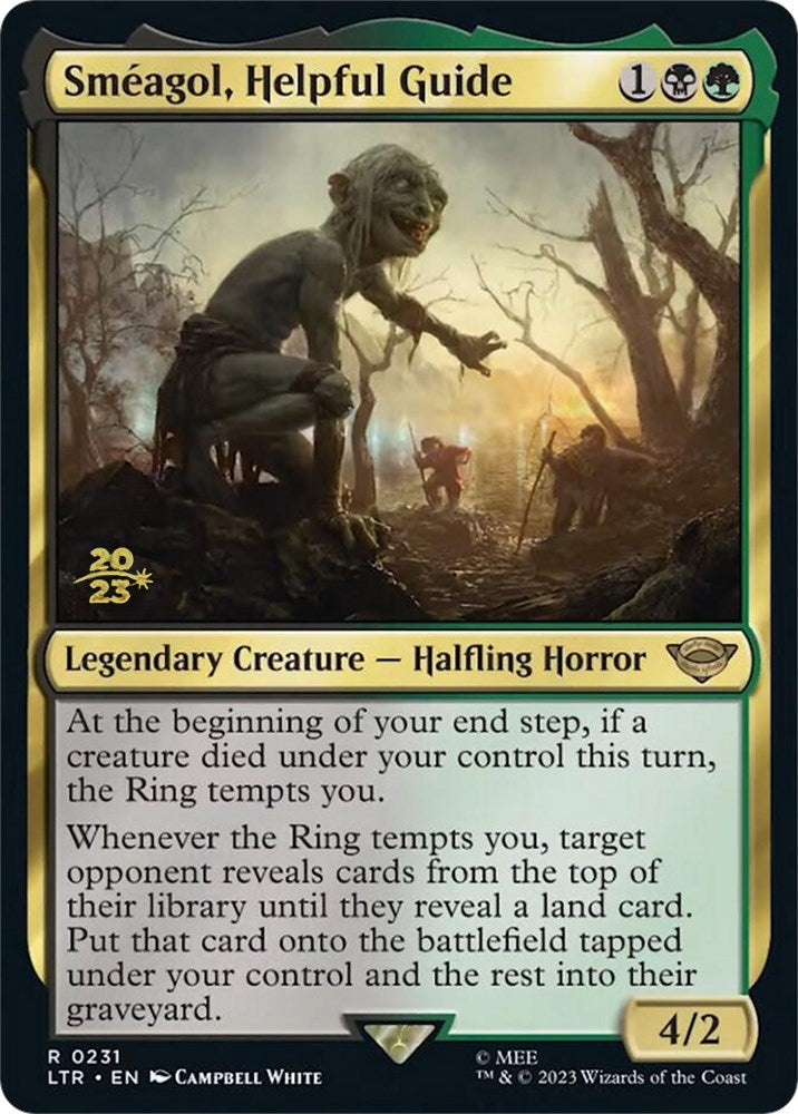 Smeagol, Helpful Guide [The Lord of the Rings: Tales of Middle-Earth Prerelease Promos] | Golgari Games