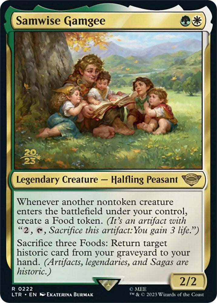 Samwise Gamgee [The Lord of the Rings: Tales of Middle-Earth Prerelease Promos] | Golgari Games