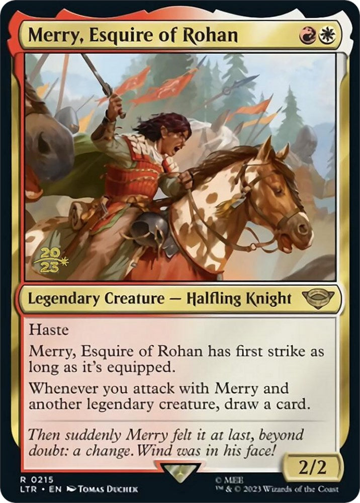 Merry, Esquire of Rohan [The Lord of the Rings: Tales of Middle-Earth Prerelease Promos] | Local Legends