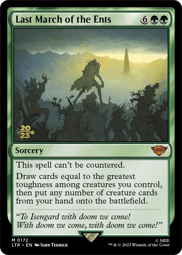 Last March of the Ents [The Lord of the Rings: Tales of Middle-Earth Prerelease Promos] | Local Legends