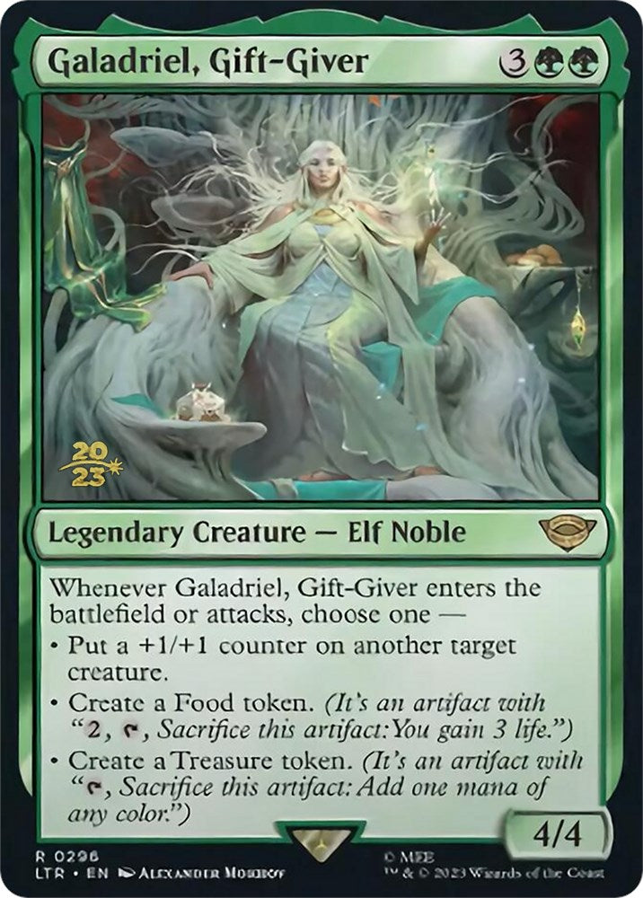 Galadriel, Gift-Giver [The Lord of the Rings: Tales of Middle-Earth Prerelease Promos] | Golgari Games