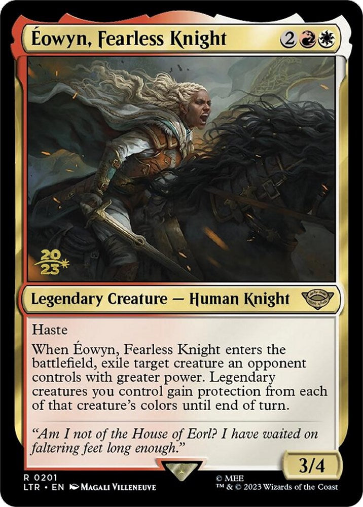 Eowyn, Fearless Knight [The Lord of the Rings: Tales of Middle-Earth Prerelease Promos] | Local Legends