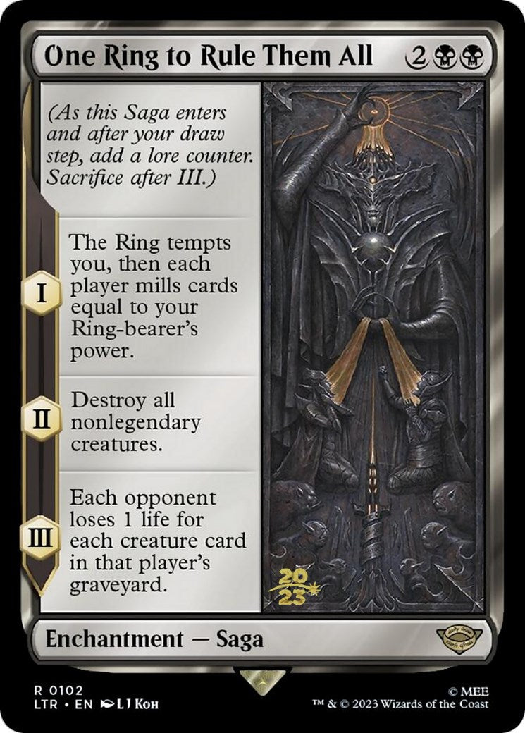 One Ring to Rule Them All [The Lord of the Rings: Tales of Middle-Earth Prerelease Promos] | Golgari Games