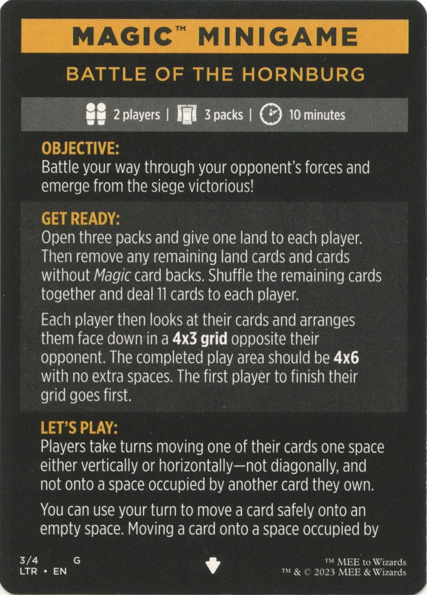 Battle of the Hornburg (Magic Minigame) [The Lord of the Rings: Tales of Middle-Earth Minigame] | Local Legends