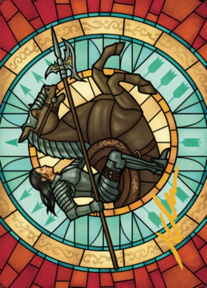 Tori D'Avenant, Fury Rider Art Card (Gold-Stamped Signature) [Dominaria United Art Series] | Local Legends