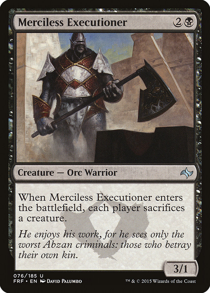 Merciless Executioner [Fate Reforged] | Golgari Games