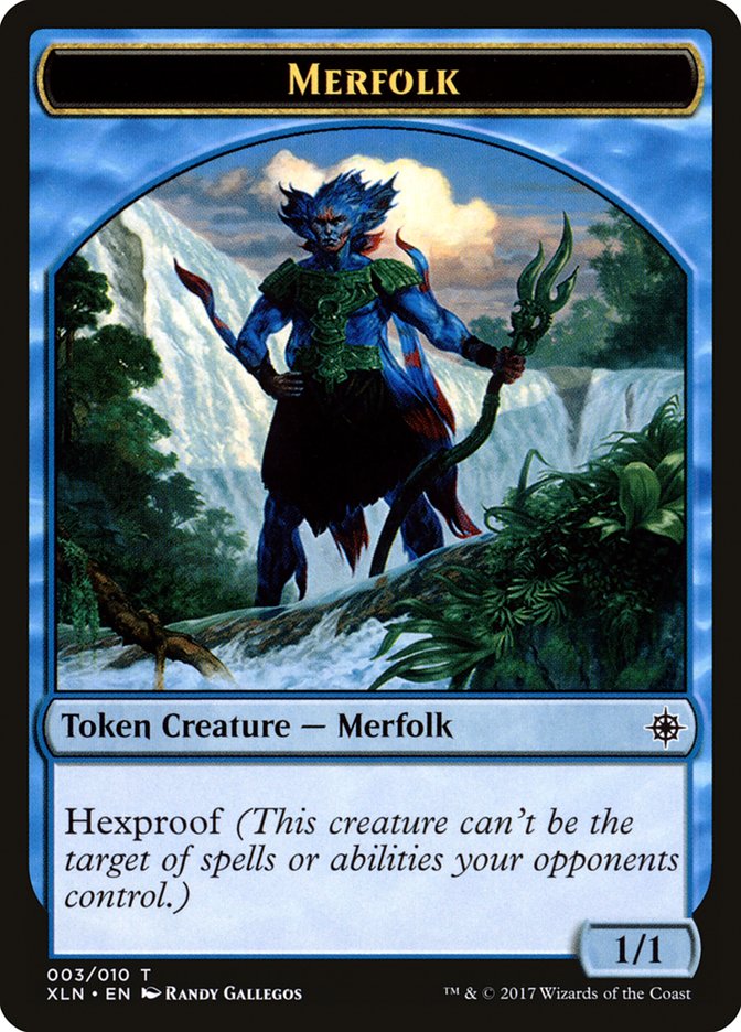 Merfolk Token [Ixalan Tokens] | Golgari Games