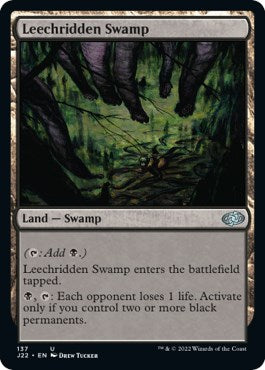 Leechridden Swamp [Jumpstart 2022] | Golgari Games