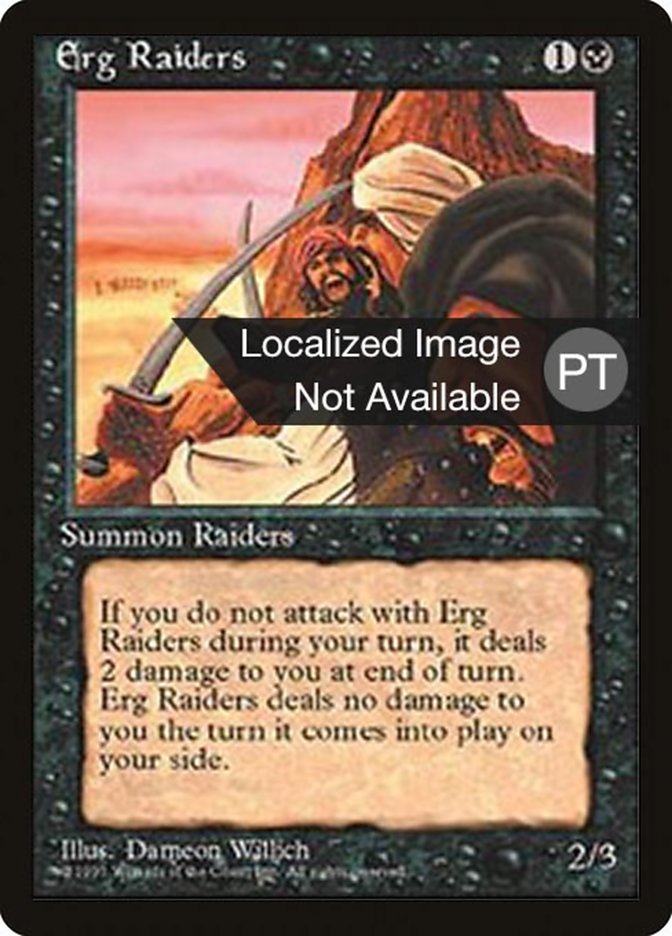 Erg Raiders [Fourth Edition (Foreign Black Border)] | Local Legends