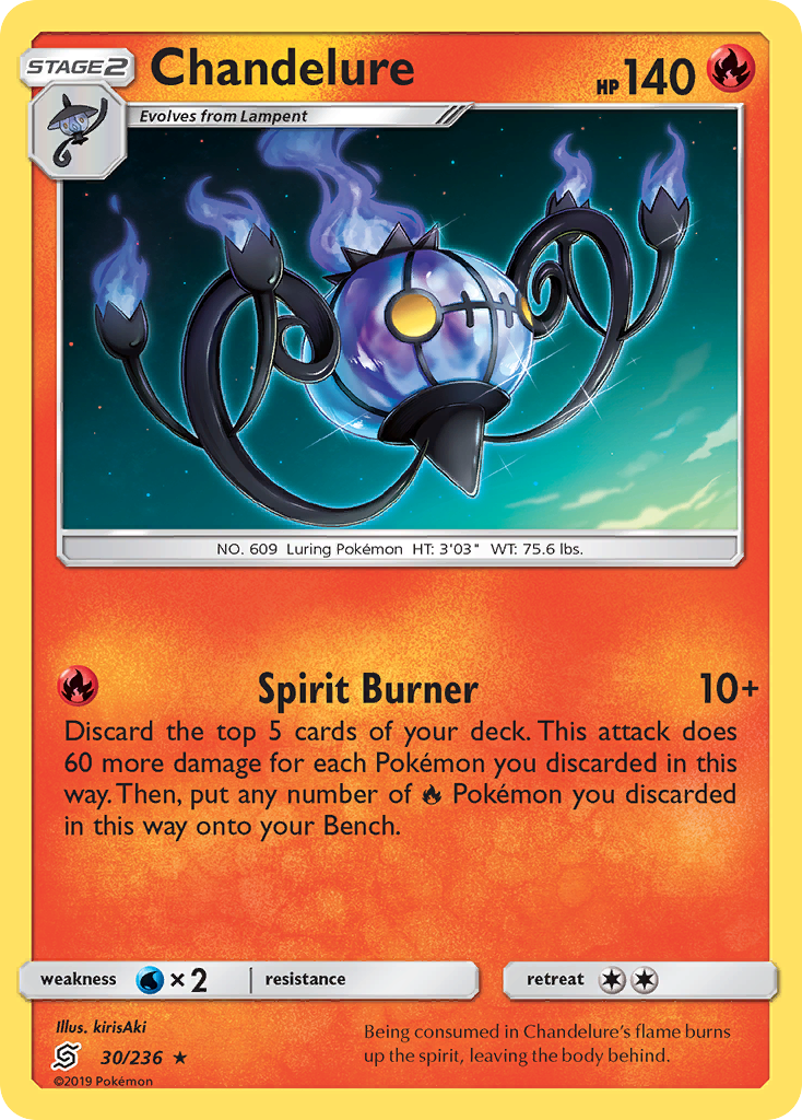 Chandelure (30/236) [Sun & Moon: Unified Minds] | Golgari Games