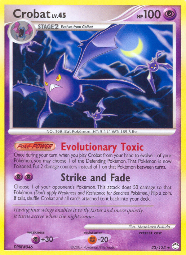 Crobat (23/123) [Diamond & Pearl: Mysterious Treasures] | Golgari Games