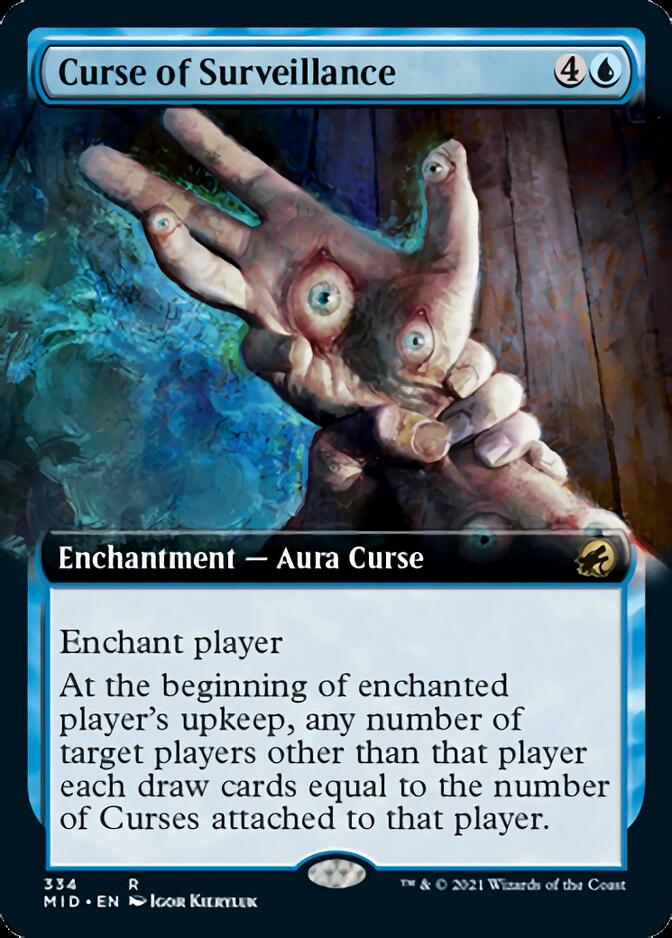 Curse of Surveillance (Extended Art) [Innistrad: Midnight Hunt] | Golgari Games