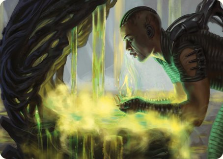 Necrogen Communion Art Card [Phyrexia: All Will Be One Art Series] | Local Legends
