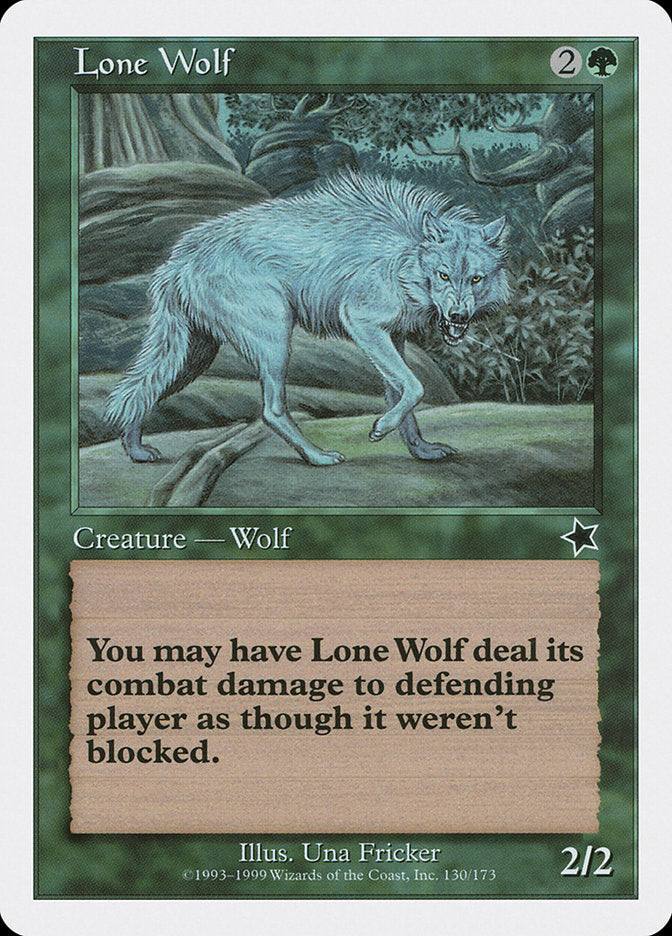 Lone Wolf [Starter 1999] | Golgari Games