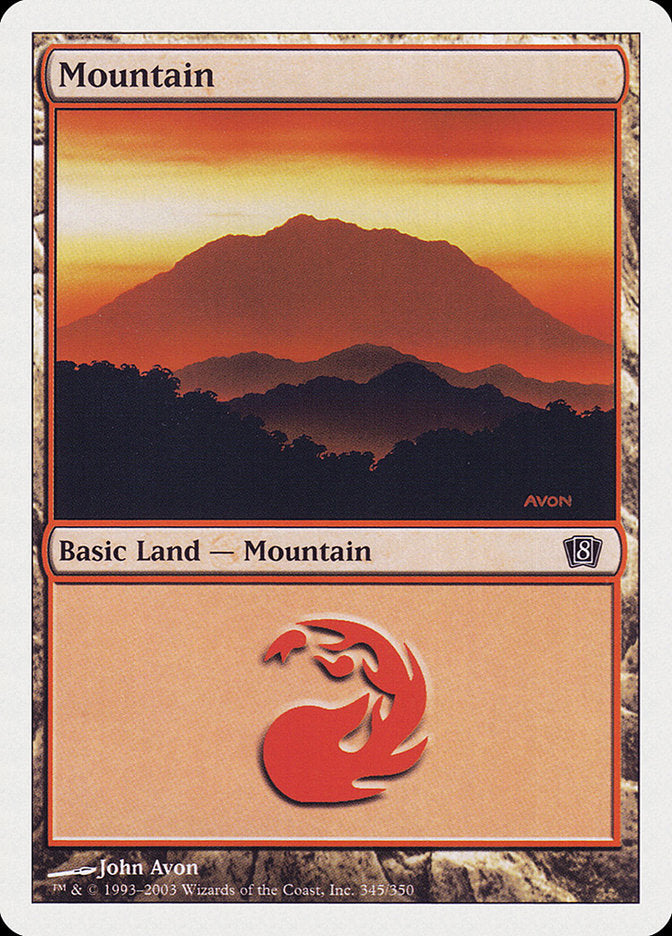 Mountain (345) [Eighth Edition] | Local Legends