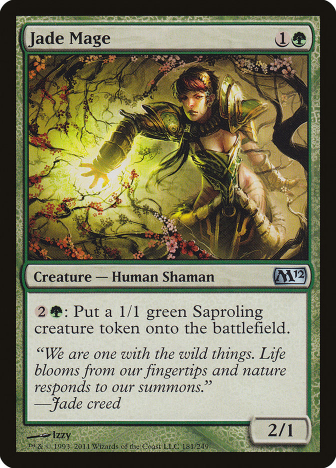 Jade Mage [Magic 2012] | Golgari Games