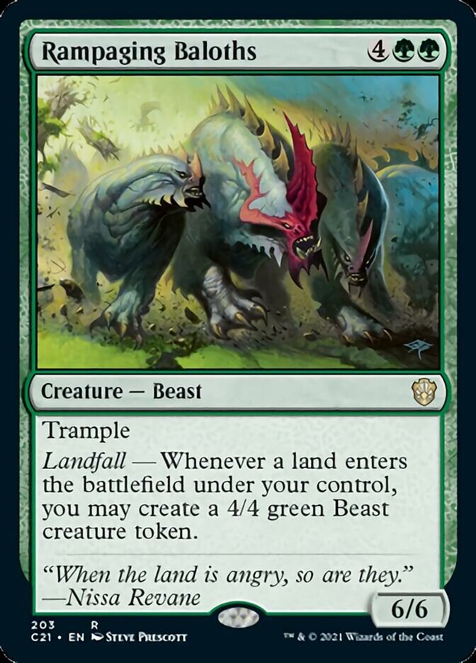 Rampaging Baloths [Commander 2021] | Local Legends
