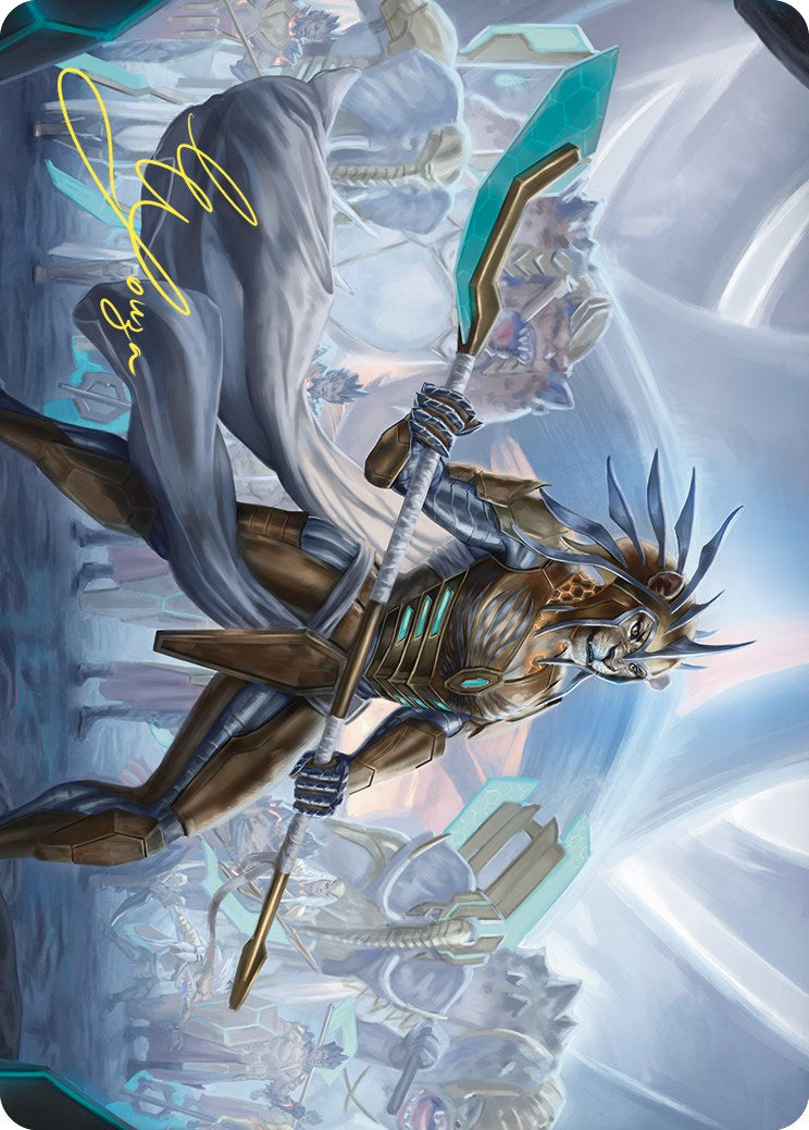 Kemba, Kha Regent Art Card (Gold-Stamped Signature) [Commander Masters Art Series] | Local Legends
