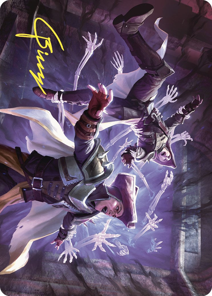 Grave Pact Art Card (Gold-Stamped Signature) [Commander Masters Art Series] | Local Legends