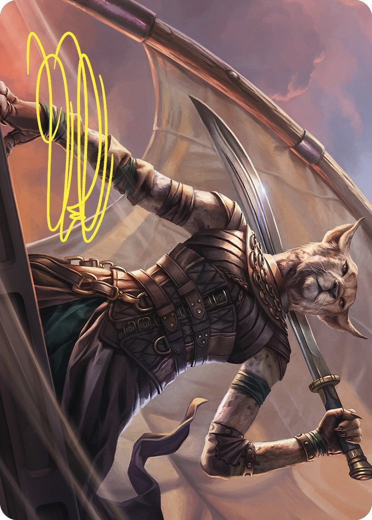 Mirri, Weatherlight Duelist Art Card (Gold-Stamped Signature) [Commander Masters Art Series] | Local Legends