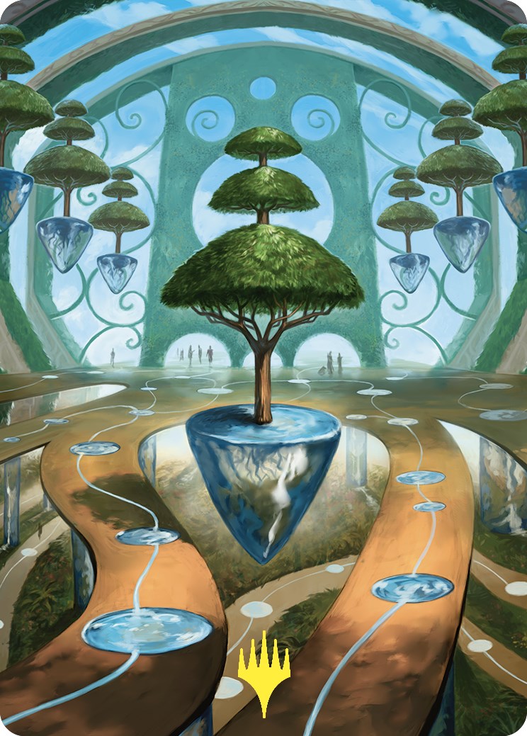 Rejuvenating Springs Art Card (Gold-Stamped) [Commander Masters Art Series] | Local Legends