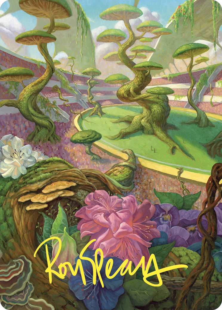 Undergrowth Stadium Art Card (Gold-Stamped Signature) [Commander Masters Art Series] | Local Legends