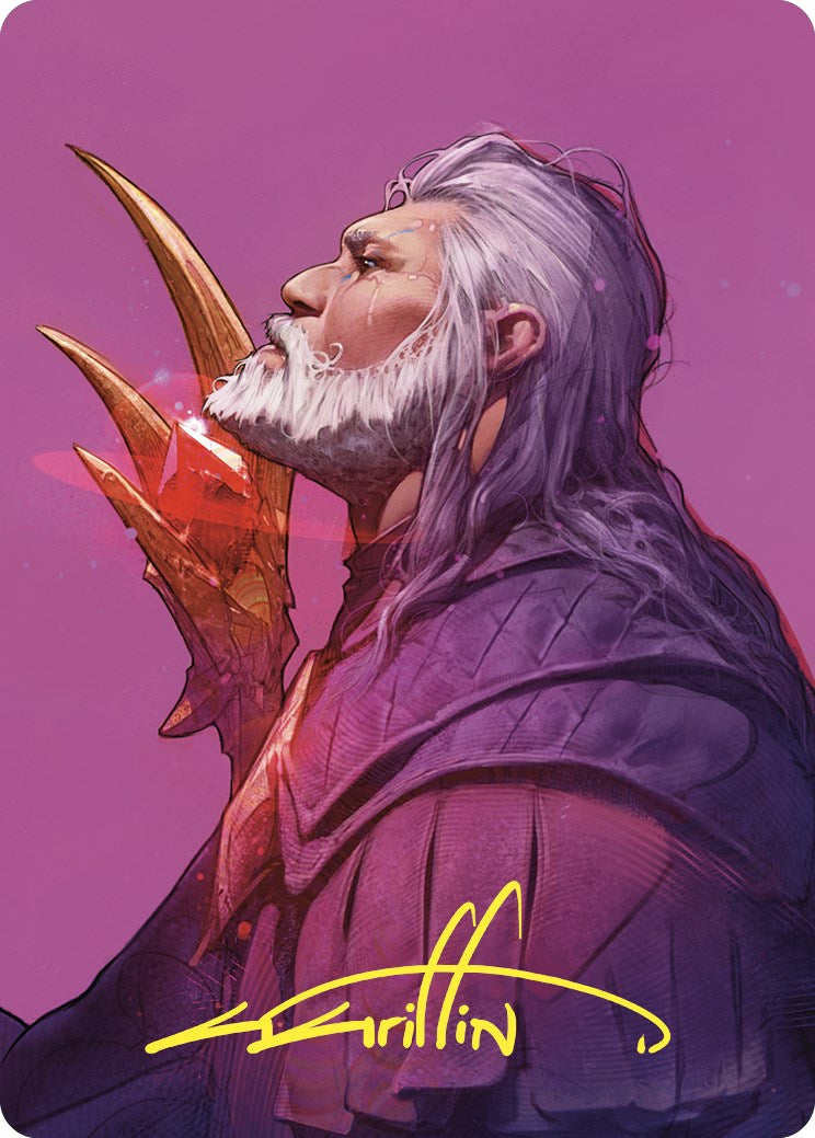 Urza, Lord High Artificer Art Card (Gold-Stamped Signature) [Commander Masters Art Series] | Local Legends
