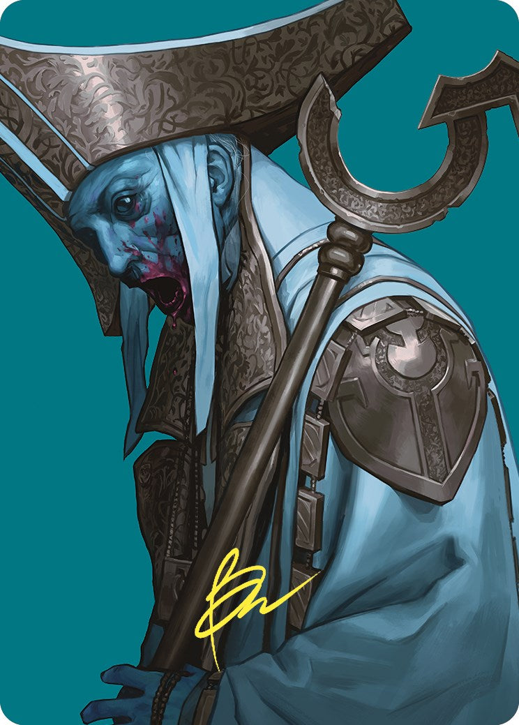 Mikaeus, the Unhallowed Art Card (Gold-Stamped Signature) [Commander Masters Art Series] | Local Legends