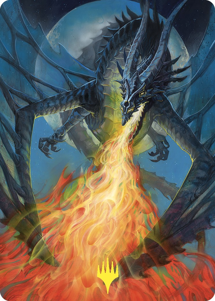 Balefire Dragon Art Card (Gold-Stamped) [Commander Masters Art Series] | Local Legends