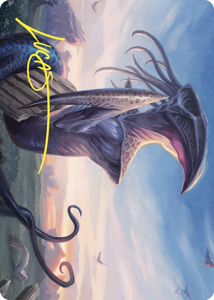Sentinel Sliver Art Card (Gold-Stamped Signature) [Commander Masters Art Series] | Local Legends
