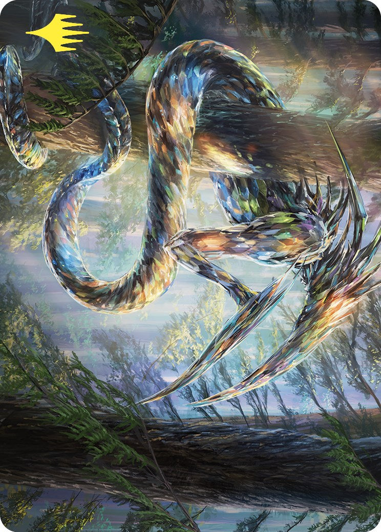 Gemhide Sliver Art Card (Gold-Stamped) [Commander Masters Art Series] | Local Legends