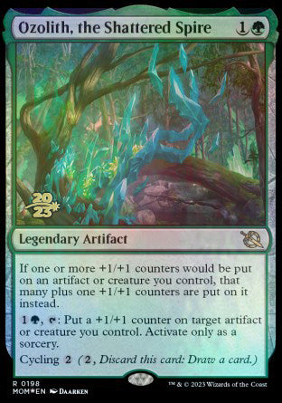 Ozolith, the Shattered Spire [March of the Machine Prerelease Promos] | Golgari Games