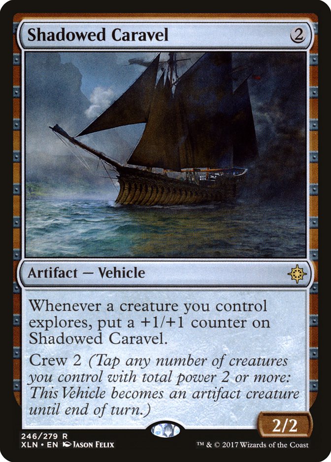 Shadowed Caravel [Ixalan] | Golgari Games