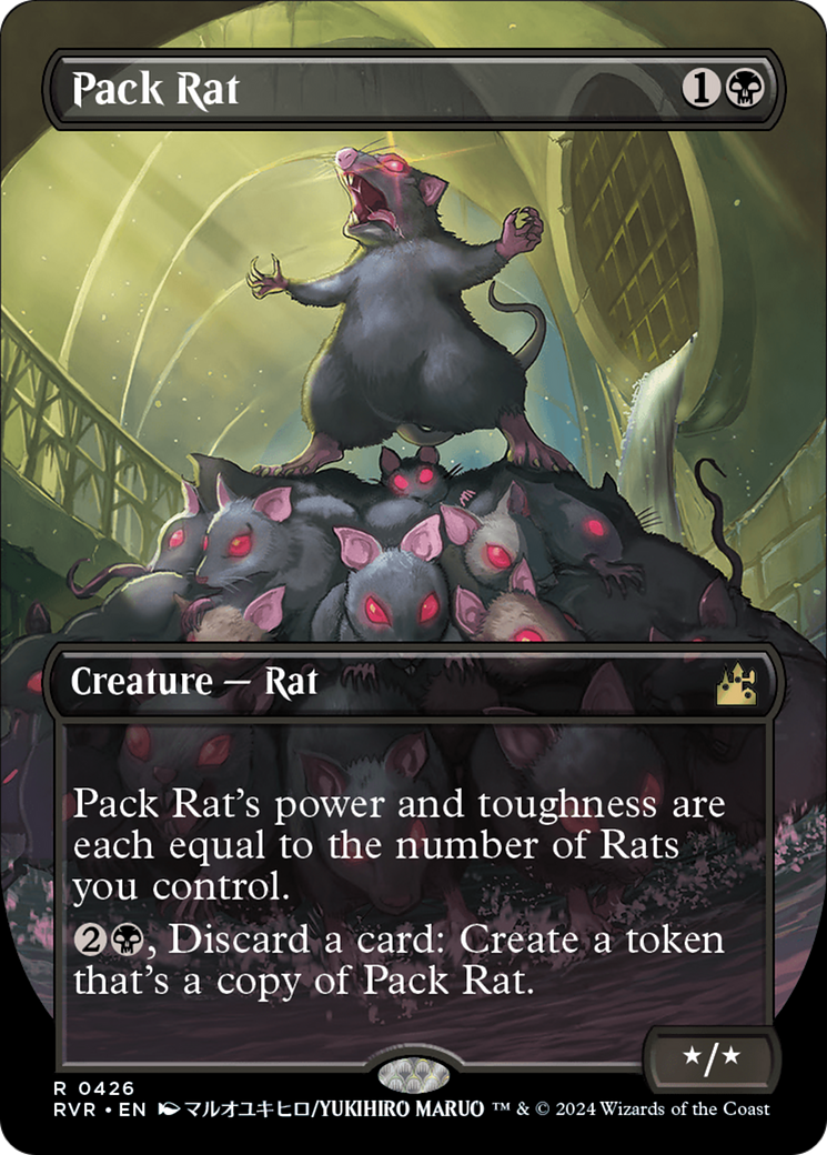 Pack Rat (Anime Borderless) [Ravnica Remastered] | Local Legends