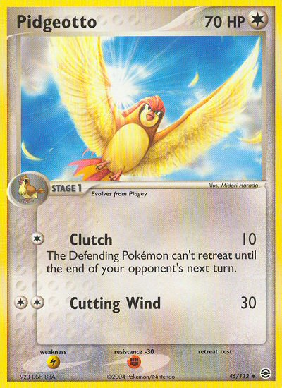 Pidgeotto (45/112) [EX: FireRed & LeafGreen] | Golgari Games