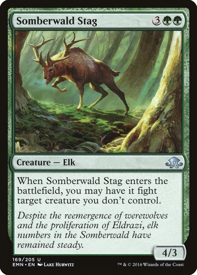 Somberwald Stag [Eldritch Moon] | Golgari Games