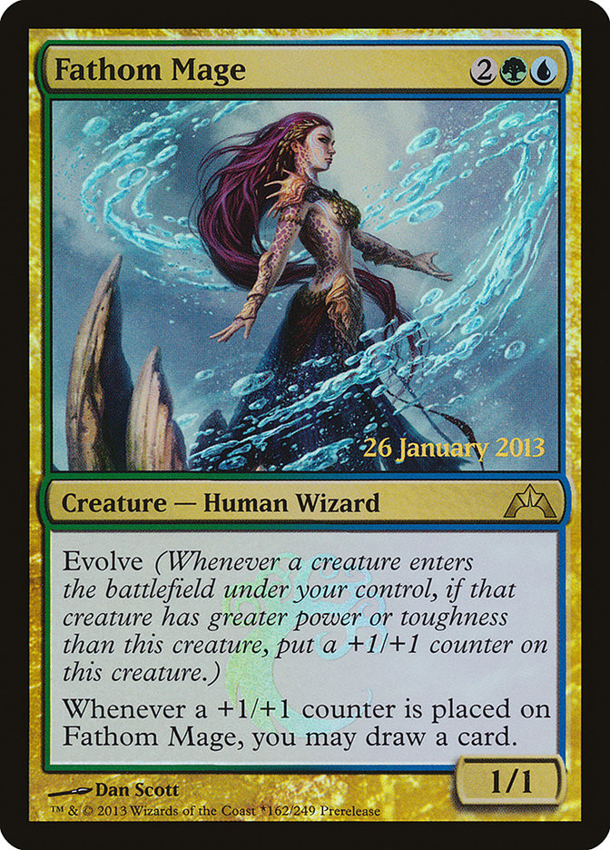 Fathom Mage [Gatecrash Prerelease Promos] | Golgari Games