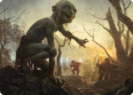 Smeagol, Helpful Guide Art Card [The Lord of the Rings: Tales of Middle-earth Art Series] | Local Legends