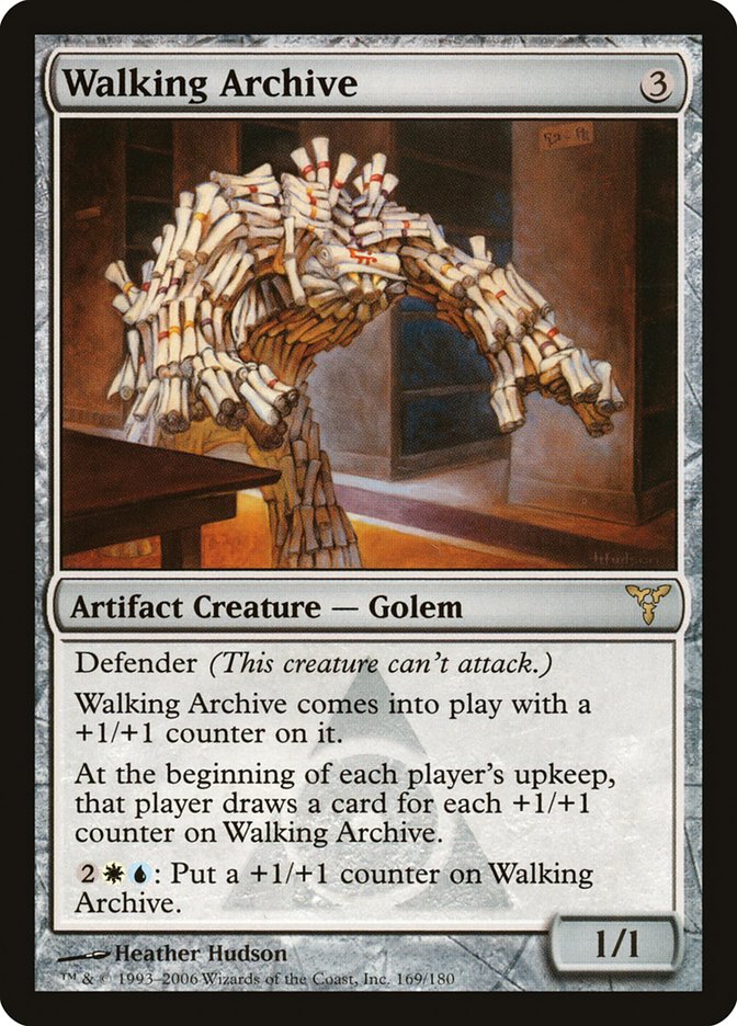 Walking Archive [Dissension] | Golgari Games