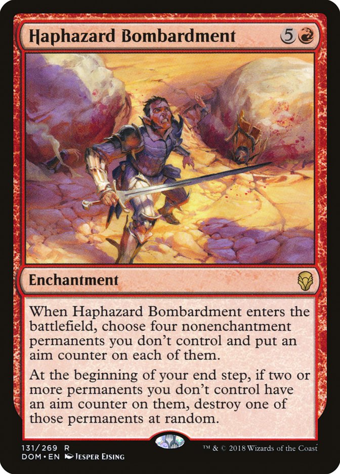 Haphazard Bombardment [Dominaria] | Local Legends