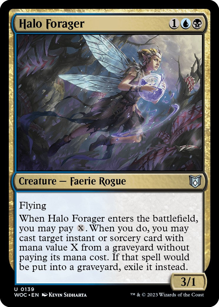 Halo Forager [Wilds of Eldraine Commander] | Local Legends