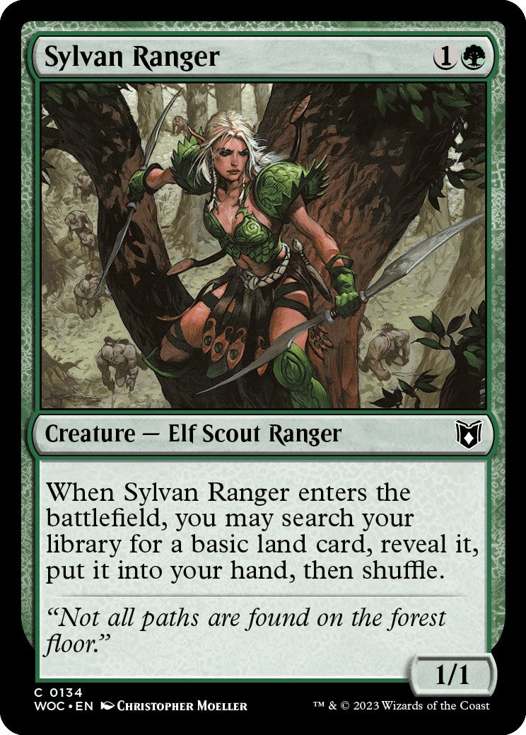 Sylvan Ranger [Wilds of Eldraine Commander] | Golgari Games