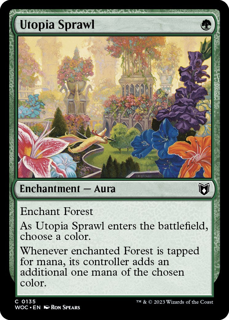 Utopia Sprawl [Wilds of Eldraine Commander] | Golgari Games