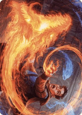 Frantic Firebolt Art Card [Wilds of Eldraine Art Series] | Golgari Games