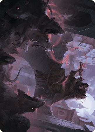 Gnawing Crescendo Art Card [Wilds of Eldraine Art Series] | Golgari Games