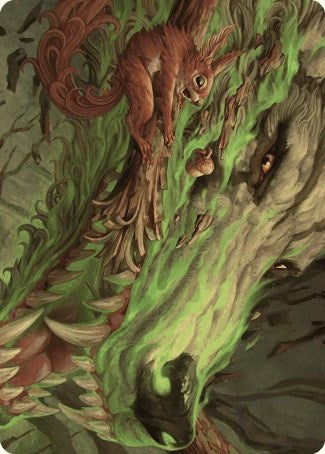 Leaping Ambush Art Card [Wilds of Eldraine Art Series] | Golgari Games