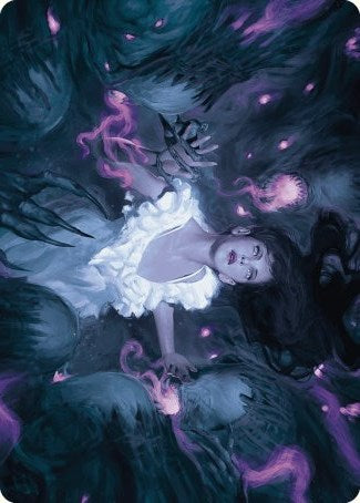 Neva, Stalked by Nightmares Art Card [Wilds of Eldraine Art Series] | Golgari Games