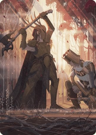 Karmic Justice Art Card [Wilds of Eldraine Art Series] | Local Legends