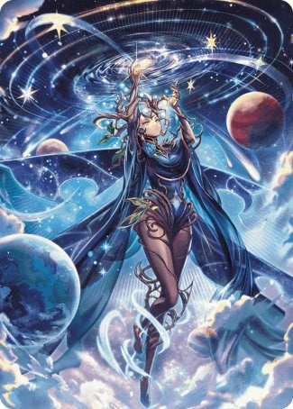 Omniscience Anime Art Card [Wilds of Eldraine Art Series] | Golgari Games