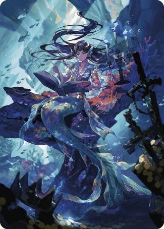 Rhystic Study Art Card [Wilds of Eldraine Art Series] | Golgari Games